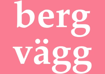 Synonym bergvägg