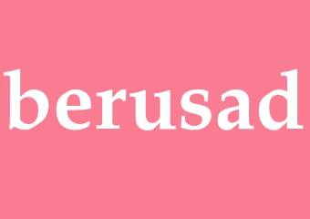 Synonym berusad