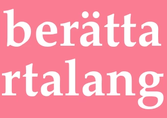 Synonym berättartalang