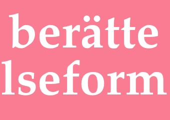 Synonym berättelseform