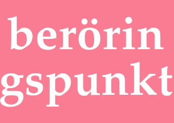 Synonym beröringspunkt