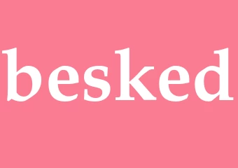 Synonym besked