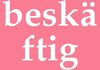 Synonym beskäftig