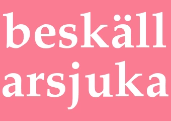 Synonym beskällarsjuka
