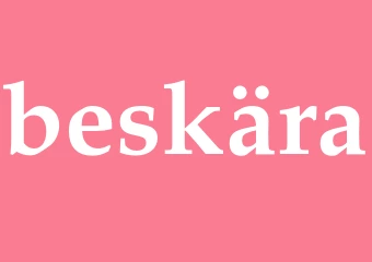 Synonym beskära