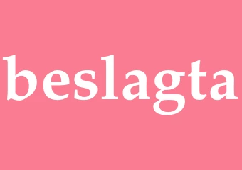 Synonym beslagta