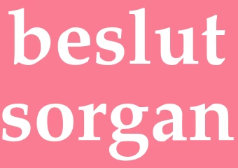 Synonym beslutsorgan
