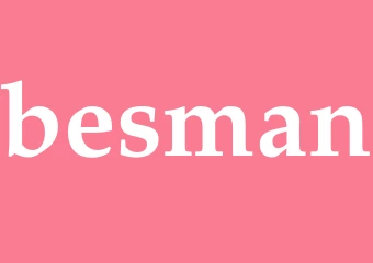 Synonym besman