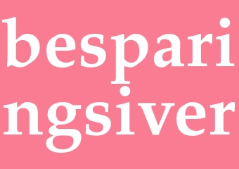 Synonym besparingsiver