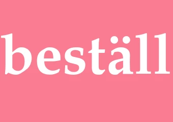 Synonym beställ