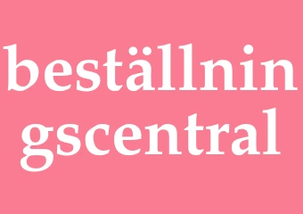 Synonym beställningscentral