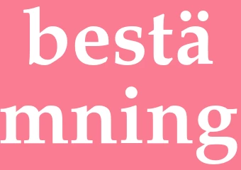 Synonym bestämning