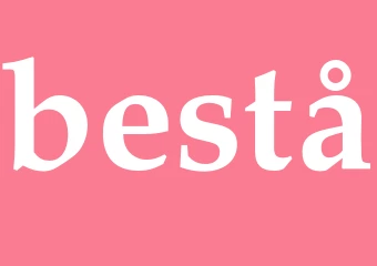 Synonym bestå