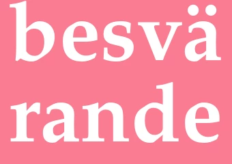 Synonym besvärande