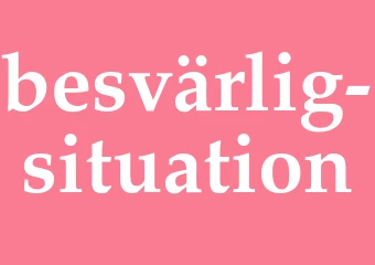 Synonym besvärlig situation