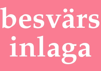Synonym besvärsinlaga