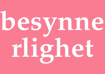 Synonym besynnerlighet