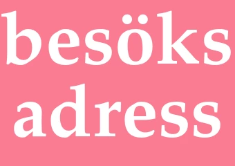 Synonym besöksadress