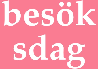 Synonym besöksdag