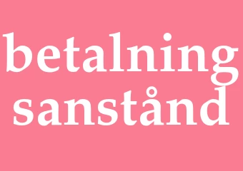Synonym betalningsanstånd