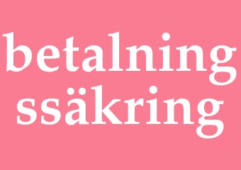 Synonym betalningssäkring