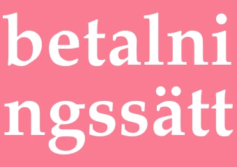 Synonym betalningssätt