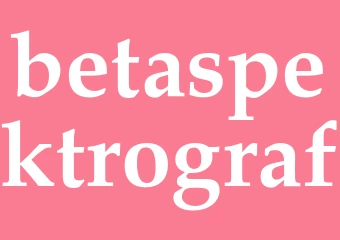 Synonym betaspektrograf