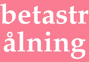 Synonym betastrålning