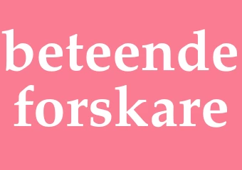 Synonym beteendeforskare