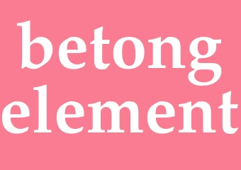 Synonym betongelement
