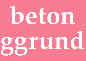 Synonym betonggrund