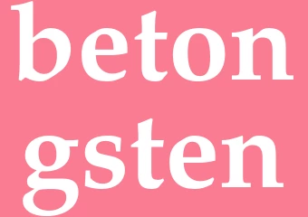 Synonym betongsten