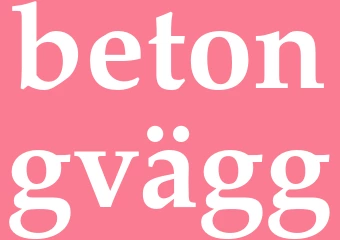 Synonym betongvägg