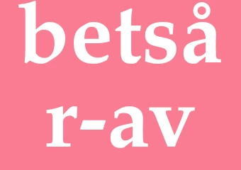 Synonym betsår av