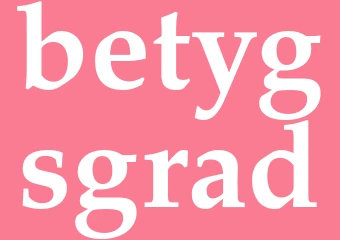 Synonym betygsgrad