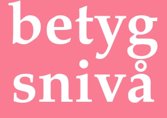 Synonym betygsnivå