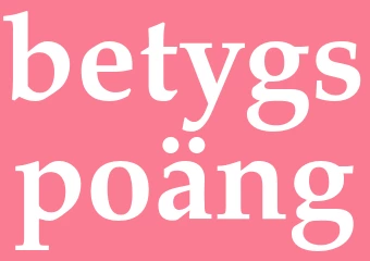 Synonym betygspoäng