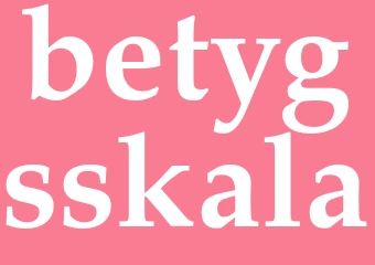 Synonym betygsskala
