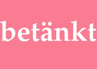 Synonym betänkt