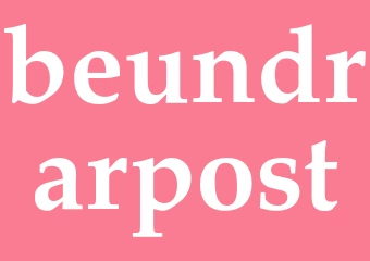 Synonym beundrarpost