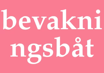 Synonym bevakningsbåt