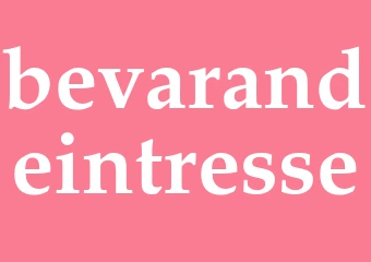 Synonym bevarandeintresse