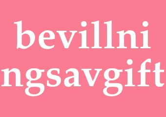 Synonym bevillningsavgift