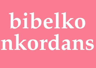 Synonym bibelkonkordans