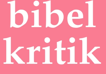 Synonym bibelkritik