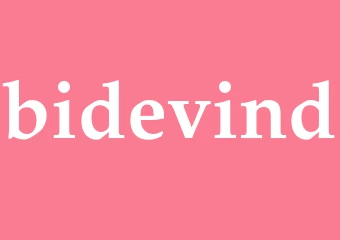 Synonym bidevind