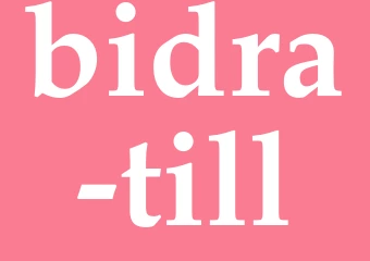 Synonym bidra till