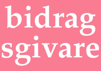 Synonym bidragsgivare