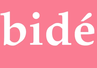 Synonym bidé