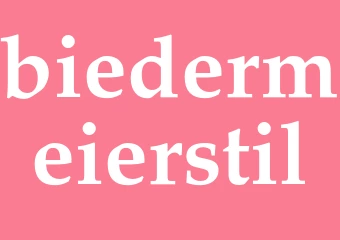 Synonym biedermeierstil